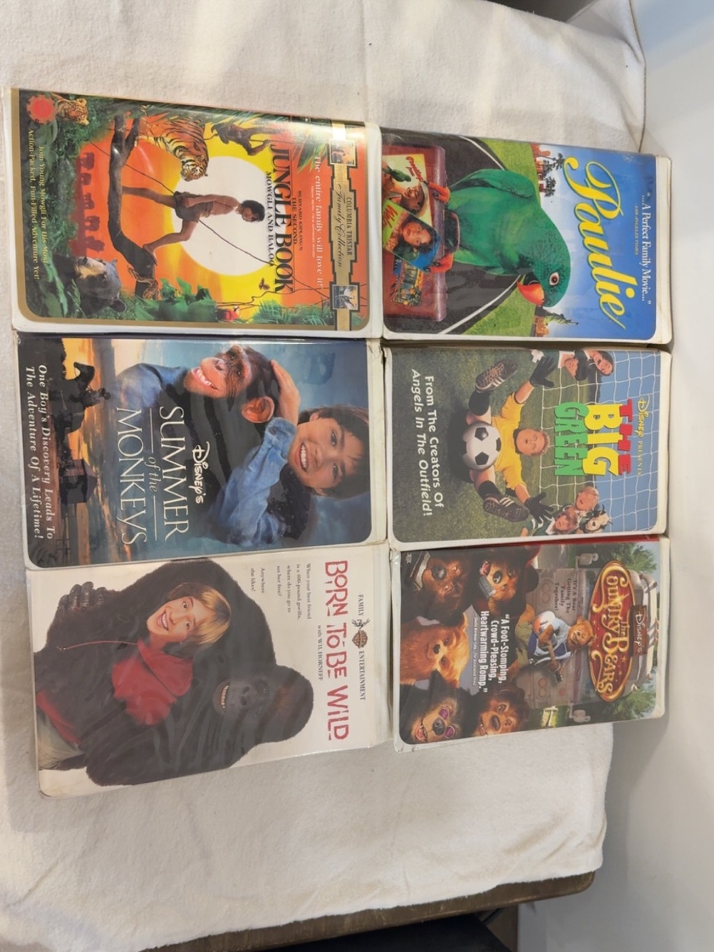 Bundle of 6 VHS Tapes